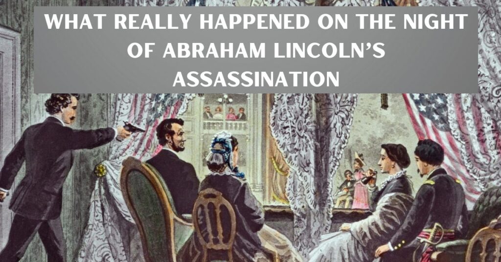 Abraham Lincoln assassination historical illustration